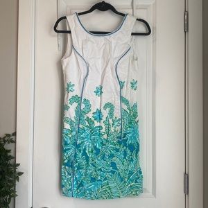 Lilly Pulitzer Palm Party Carlow Shift Dress